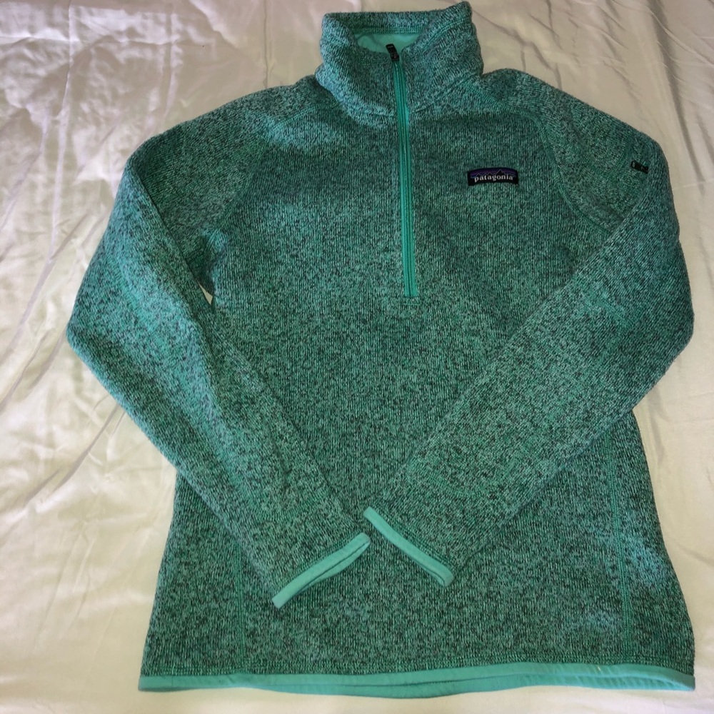 Patagonia sweater. With sleeve pocket.